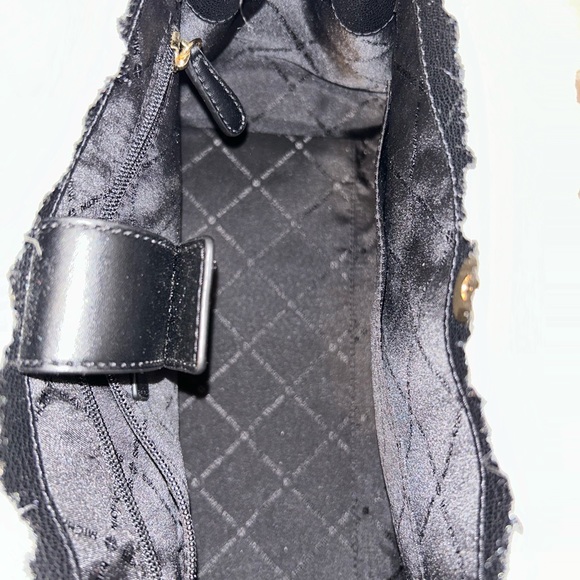 NWOT Michael Kors Hamilton sherling crossbody satchel - Picture 7 of 9